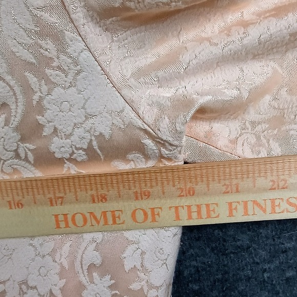 Dominique Skirt Suit Womens 14 Floral Business 2 Piece Made in USA Shoulder Pads - Picture 9 of 16